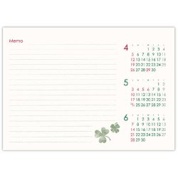 画像3: クローバーカレンダー＜卓上＞＠360円〜(税込)