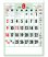 画像1: 格言付色分文字(厚口)　晴雨表入り・年間予定表付＠370円〜(税込) (1)