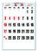画像3: 色分文字月表A2 ＠460円〜(税込) (3)