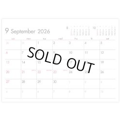 画像4: ６Weeks Calendar（レッド）　＠388円〜(税込)