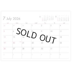 画像2: ６Weeks Calendar（レッド）　＠388円〜(税込)