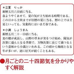 画像4: 予定表文字　晴雨表入り・年間予定表付＠335円〜(税込)