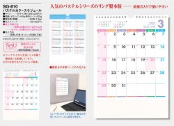 画像5: パステルカラースケジュール（壁掛けミニ）＠335円〜(税込)