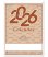 画像2: 厚口文字月表　晴雨表入り・年間予定表付＠335円〜(税込) (2)