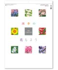 四季の花もよう  ＠460円〜(税込)