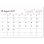 画像3: ６Weeks Calendar（レッド）　＠388円〜(税込) (3)