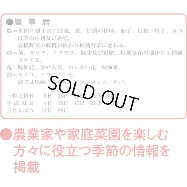 画像4: 厚口文字月表　晴雨表入り・年間予定表付＠335円〜(税込)