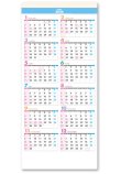 画像4: パステルカラースケジュール(年表付・スリーマンス)＠370円〜(税込)