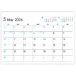 画像3: 6Weeks Calendar（ブルー）  ＠388円〜(税込)