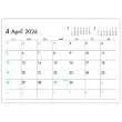 画像2: 6Weeks Calendar（ブルー）  ＠388円〜(税込)