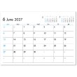 画像4: 6Weeks Calendar（ブルー）  ＠388円〜(税込)