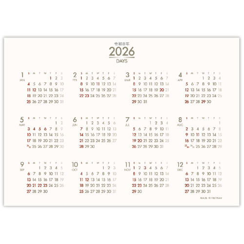 画像4: DAYS（デイズ）＜卓上＞＠360円〜(税込)